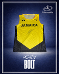 USAIN BOLT HAND SIGNED JAMAICA VEST