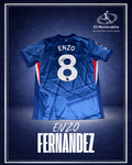 ENZO FERNANDEZ HAND SIGNED CHELSEA 2025/26 HOME SHIRT