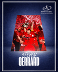STEVEN GERRARD HAND SIGNED LIVERPOOL 2005 CL WINNING 12x8 PHOTO