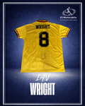 IAN WRIGHT HAND SIGNED ARSENAL FC 1993/94 AWAY SHIRT