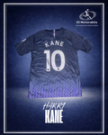 HARRY KANE HAND SIGNED TOTTENHAM HOTSPURS 2019/20 AWAY SHIRT