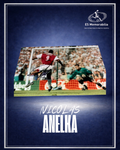 NICOLAS ANELKA HAND SIGNED ARSENAL 12x8 PHOTO