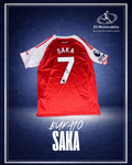 BUKAYO SAKA HAND SIGNED ARSENAL 2025/26 HOME SHIRT