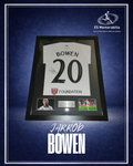 JARROD BOWEN HAND SIGNED 2022/23 EUROPA CONFERENCE LEAGUE FINAL WINNERS SHIRT