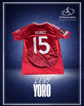 LENY YORO HAND SIGNED MANCHESTER UNITED 2024/25 HOME SHIRT