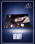 THIERRY HENRY HAND SIGNED ARSENAL 12x8 PHOTO