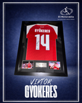 VIKTOR GYOKERES HAND SIGNED ARSENAL 2025/26 HOME SHIRT