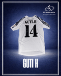 GUTI H HAND SIGNED REAL MADRID 2002/03 HOME SHIRT