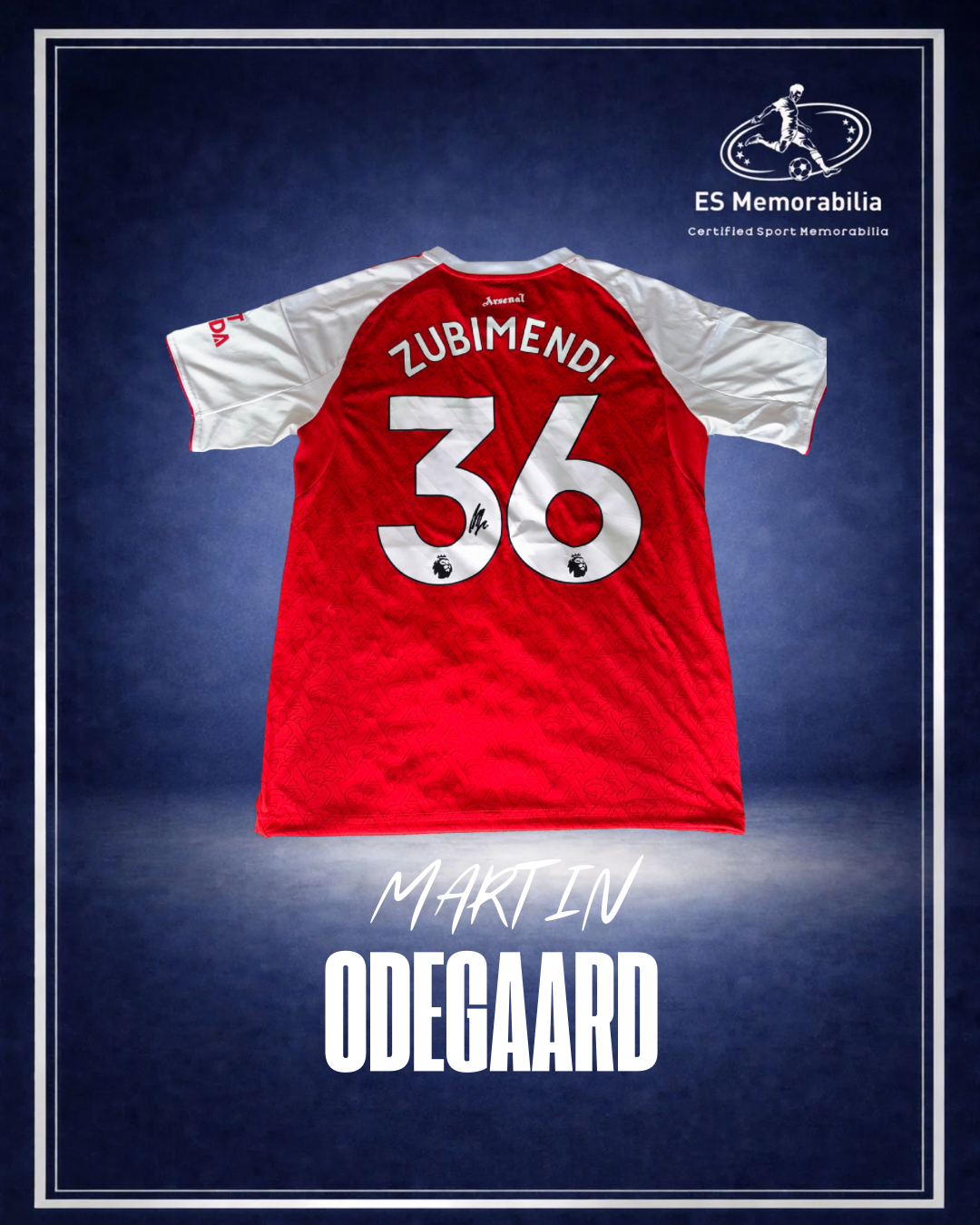 MARTIN ZUBIMENDI HAND SIGNED 2025/26 HOME SHIRT