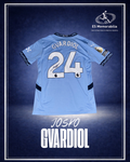 JOSKO GVARDIOL HAND SIGNED MANCHESTER CITY 2024/25 HOME SHIRT