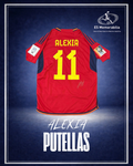 ALEXIA PUTELLAS HAND SIGNED SPAIN HOME SHIRT