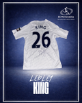 LEDLEY KING HAND SIGNED TOTTENHAM HOTSPURS 2007/08 CARLING CUP FINAL SHIRT