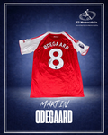 MARTIN ODEGAARD HAND SIGNED ARSENAL 2025/26 HOME SHIRT